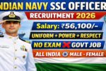 Indian Navy SSC Officer 260 Recruitment: