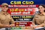 CSIR-CSIO MTS 07 Recruitment: