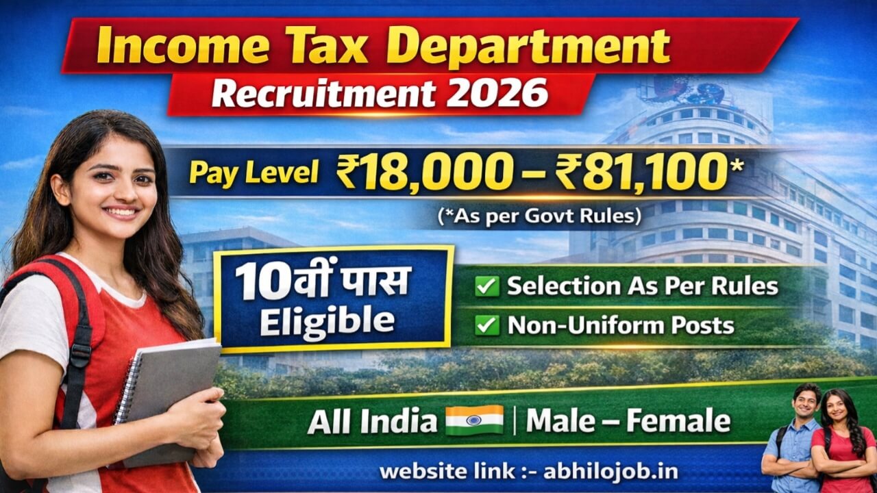 Income Tax Department 97 Recruitment: