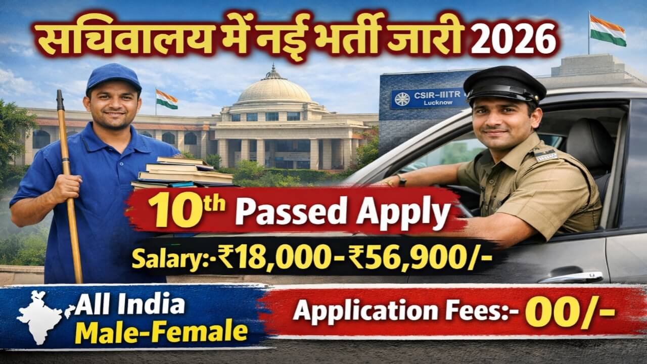 CSIR IITR 06 Recruitment 2026: