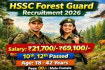 HSSC Forest Guard 779 Recruitment 2026: