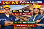 RRC WR Railway 5349 Apprentice Recruitment: