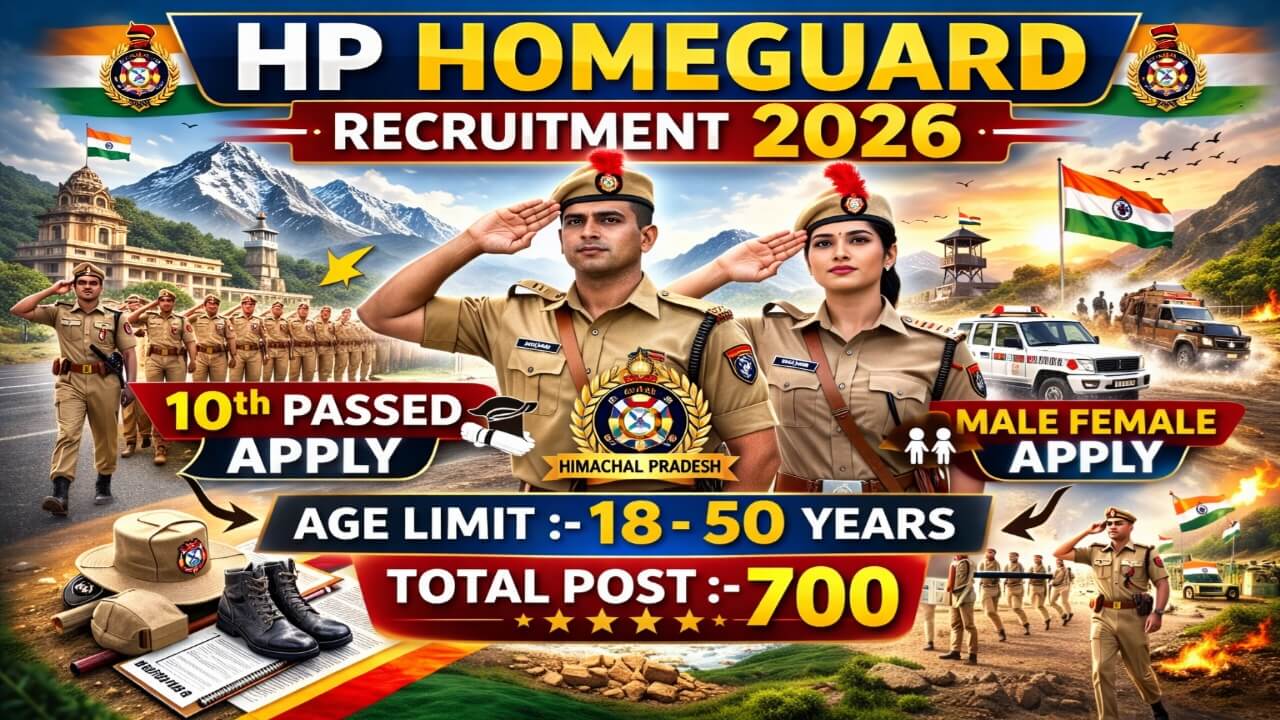 HP Homeguard 700 Recruitment 2026: