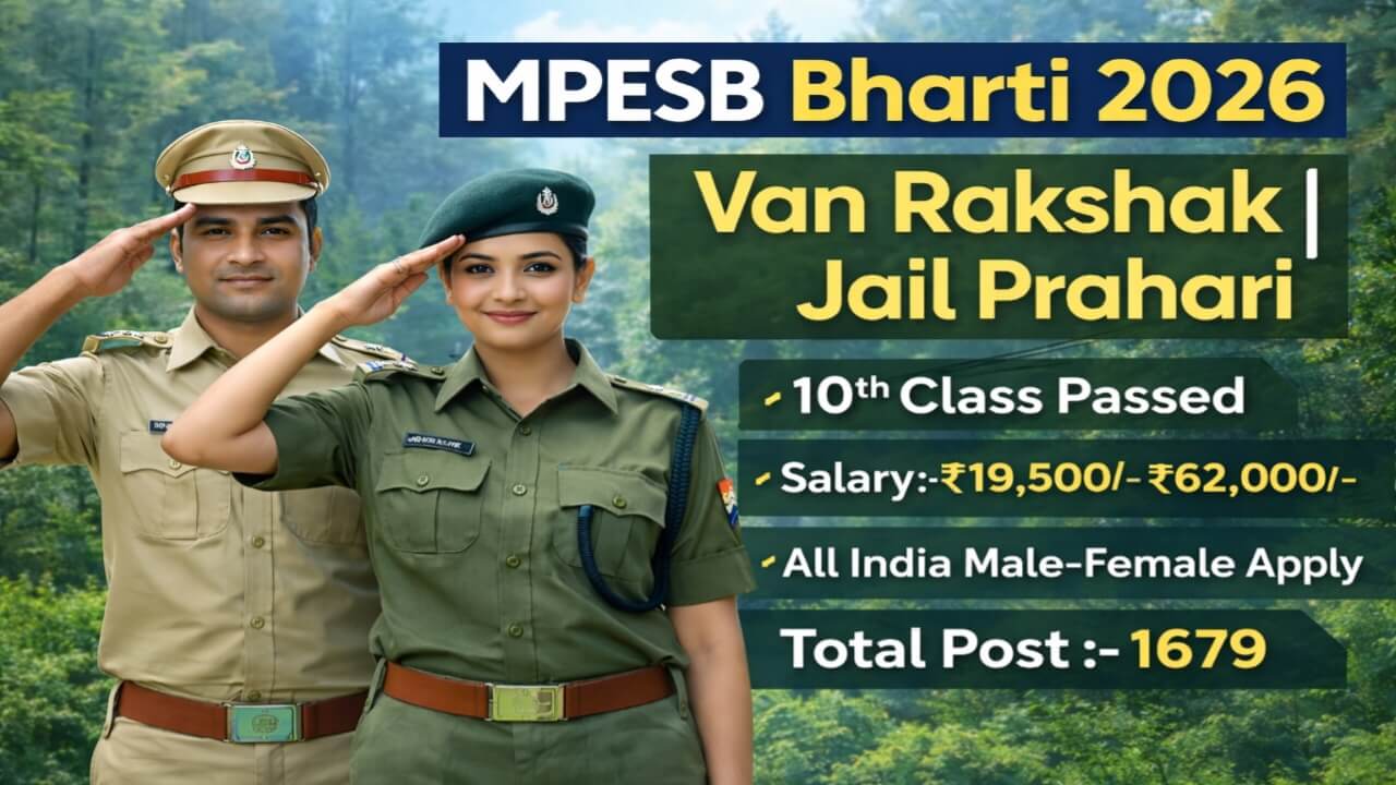 MPESB 1679 Recruitment 2026: