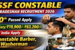 SSF Constable 10 Recruitment 2026: