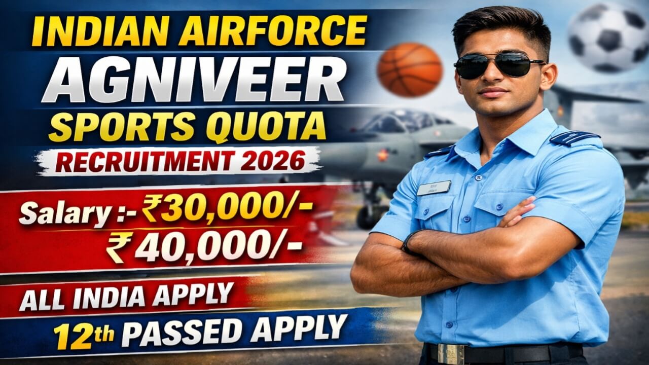 Airforce Agniveer Sports Recruitment 2026: