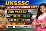 UKSSSC Driver 72 Recruitment 2026:
