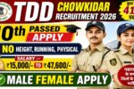 TDD Watchman 416 Recruitment 2026: