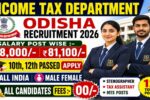 Income tax Sports Quota 12 Recruitment: