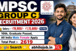 MPSC Group C 2619 Recruitment 2026: