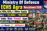 ECHS Agra 25 Recruitment 2026: