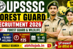 UPSSSC Forest Guard 708 Recruitment 2026: