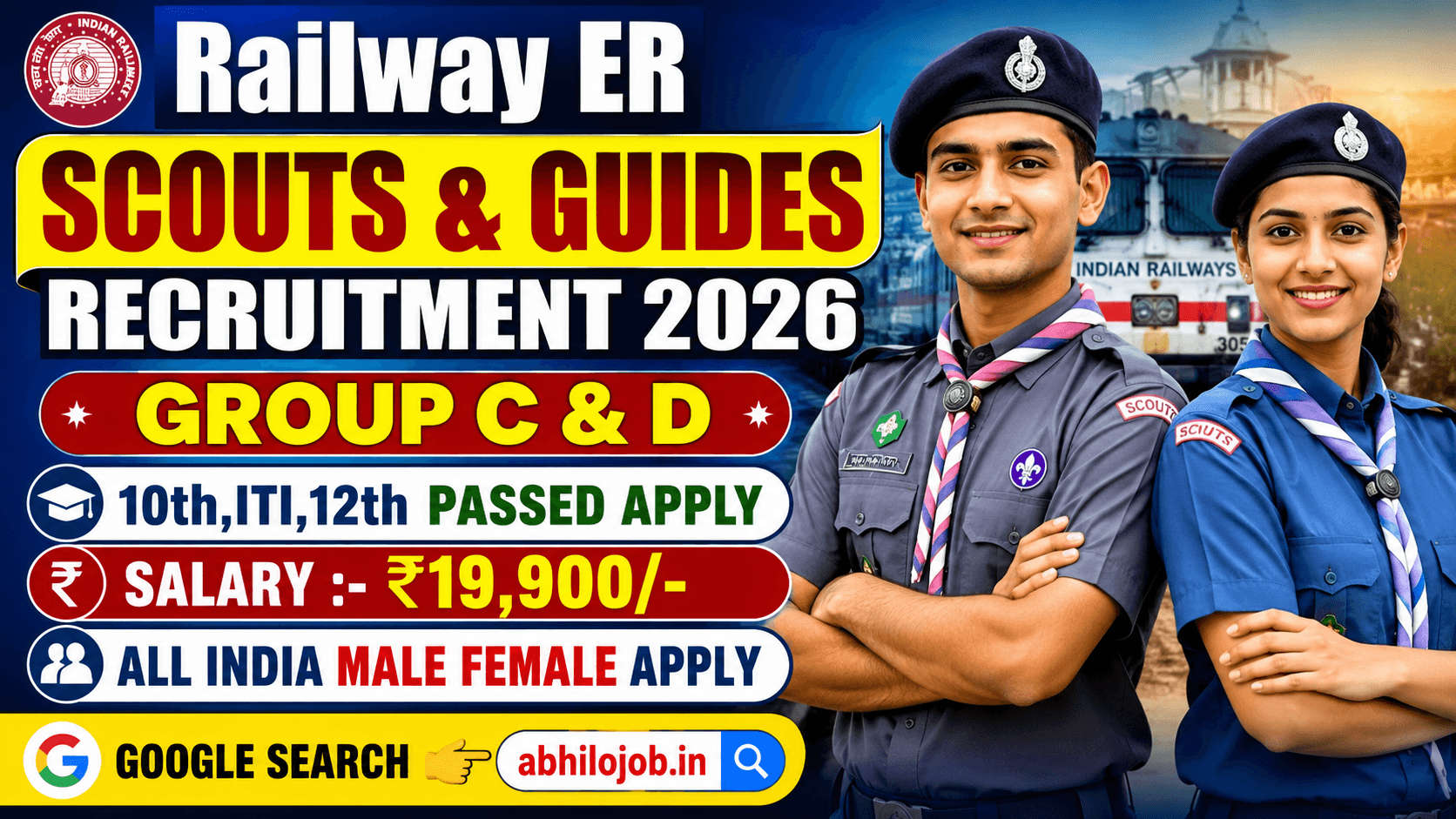 RRC ER Scouts & Guides Recruitment 2026:
