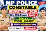 MP Police Constable 7500 Recruitment 2026: