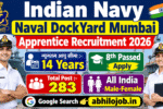 Indian Navy Apprentice 283 Recruitment 2026: