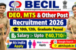 BECIL MTS & Other 23 Recruitment 2026: