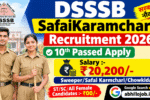 DSSSB 25 Recruitment 2026: